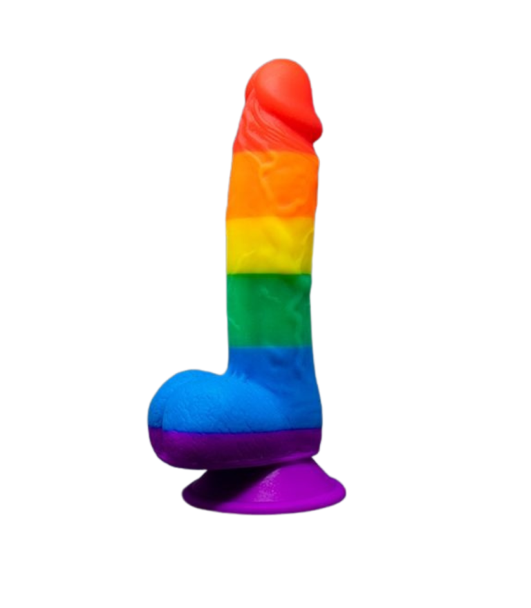 Andrew Christian TROPHY BOY Rainbow 19cm Boy Toy JUNIOR Dildo