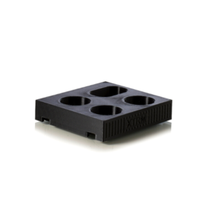 Poppers storage depot for 4 bottles black