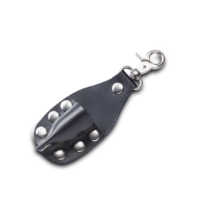 Leather poppers holder for small bottles