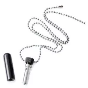 Poppers Inhaler Single Metal Black