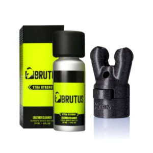 Sniff it Combo! Brutus XTRA Strong 24ml Poppers with Poppers Booster Cap XTRM Double Small Black LEAK PROOF
