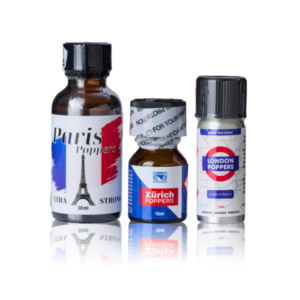 Paris Zurich London Kinky Poppers Combo